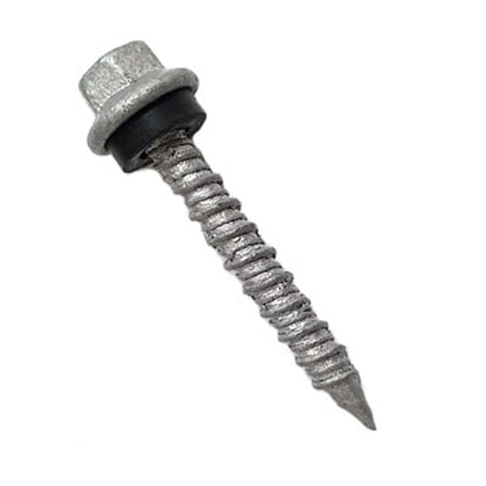 KIT 50 UNIDADES  PARAFUSO C/ANEL MADEIRA 5/16" X 1.1/2", , large